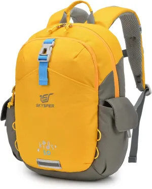 SKYSPER Kids Backpack 10L Toddler Backpack Travel Daypack for Preschool and Kindergarten(Yellow)
