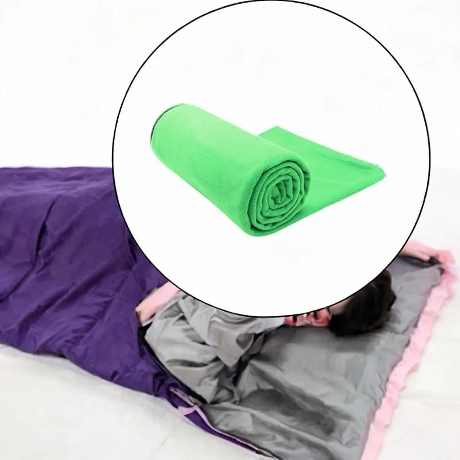 Sleeping Bag Liner Accessories Cushion Portable Warm Hotel Fishing Camping Sheets Camping Blanket for