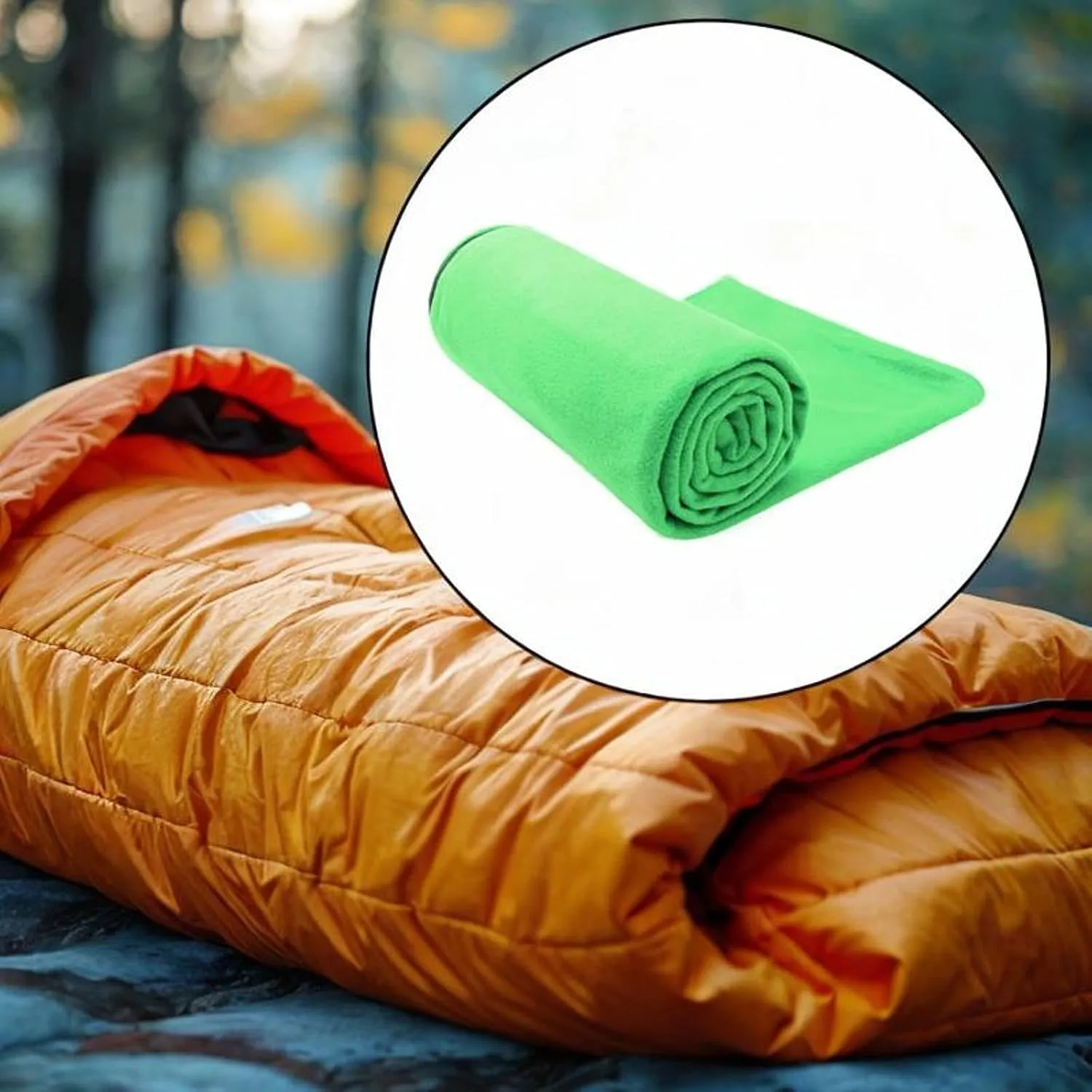 Sleeping Bag Liner Accessories Cushion Portable Warm Hotel Fishing Camping Sheets Camping Blanket for