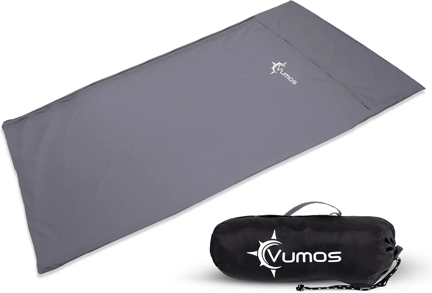 Sleeping Bag Liner and Camping Sheet – Silk Like Material for Travel - Has Full Length Zipper