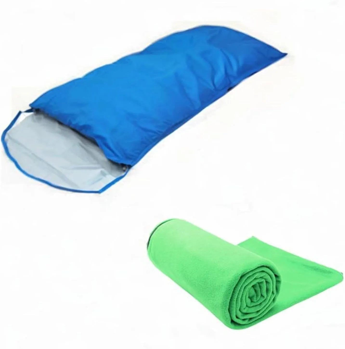 Sleeping Bag Liner Camping Blanket Trip Fishing Lightweight Adult Sleeping Sack Sheet Travel Bed for Picnic Outdoor Hiking
