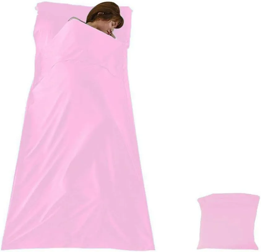 Sleeping Bag Liner Cotton Lightweight Travel Sleep Sack Sleeping Sheet for Adults Camping Hiking Picnic Travel Hotel Backpacking