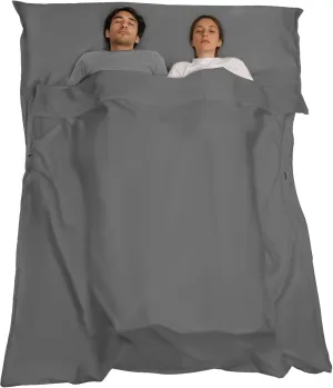 Sleeping Bag Liner,Long Staple Cotton, Adult Sleep Sack & Travel Sheets,Travel Sleep Sack for Backpacking, Hotels & Hostels Lightweight Travel Sheet Camping Sheets,Has Full Length Zipper