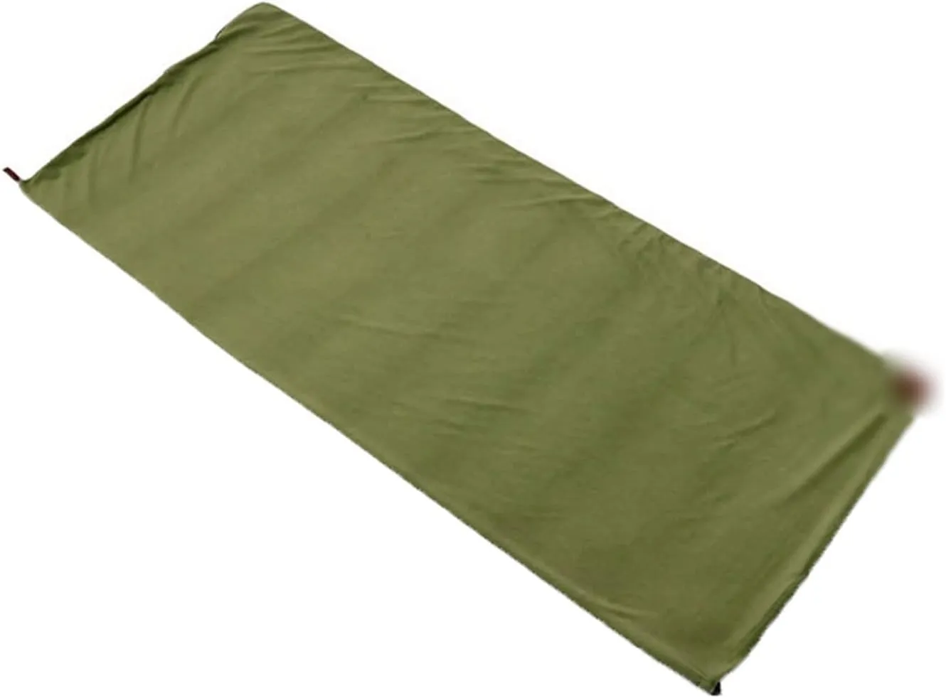 Sleeping Bag Portable Ultra-Light Polar Fleece Sleeping Bag Outdoor Camping Tent Bed Travel Warm Sleeping Bag Liner Camping Sport Accessories (Green)
