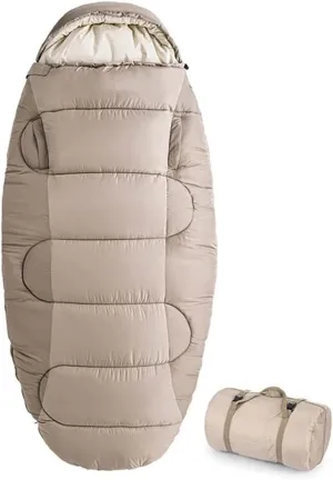 Sleeping Bag, Ultra Warm & Lightweight Sleeping Bags for Adults, with Zippered Holes for Arms and Feet, Envelope Sleeping Bags 200cm95cm, for Camping, Backpacking, Hiking