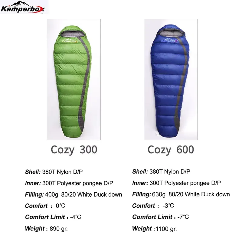 Sleeping Bag Winter Cold down Sleeping Bag Camping Equipment down Slippers Lightweight Sleeping Bag