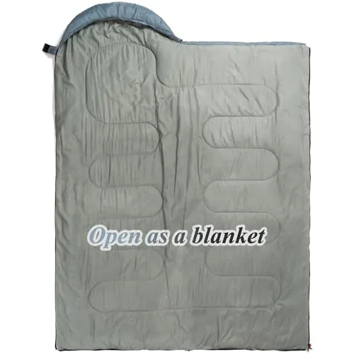 Sleeping Bag with Compression Bag - 3 Seasons for Adults/Kids