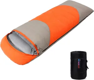 Sleeping Bags for Adults, Comfortable 3 Season Sleeping Bag Thickened Winter Sleeping Bag for Children Camping Hiking Outdoor
