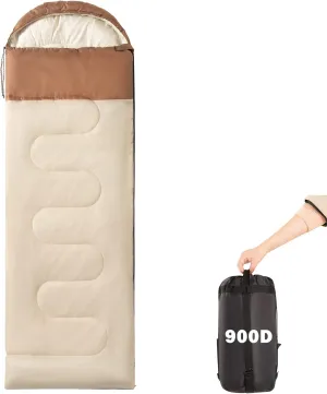 Sleeping Bags for Adults Kids with Compression Sack, Portable and Lightweight, Camping Sleeping Bags for 3 Season Camping, Hiking, Waterproof, Backpacking and Outdoors