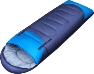 Sleeping Bags for Adults, Travel Sleeping Bag Lightweight Wearable Sleeping Bags with Arm Holes and Pillow, Double Person Camping Gear for Cold Weather Hiking Family 4 Seasons