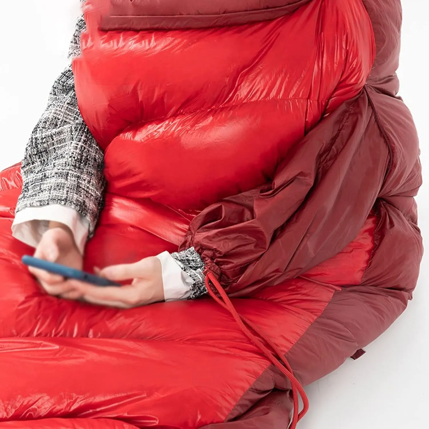 Sleeping Bags Sleeping Bag Mummy Cold Resistance -45℃ Goose Down Snow Mountain Windproof Quilt