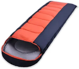 Sleeping Bags,Spacious Sleeping Bag, for Backpacking Hiking, Waterproof and Thickened Travel Sleeping Bag, with Zipper for Splicing,Traveling, and Outdoors (Color : Red)
