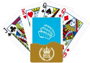 Sliced Raw Fish Cutting Food Royal Flush Poker Playing Card Game