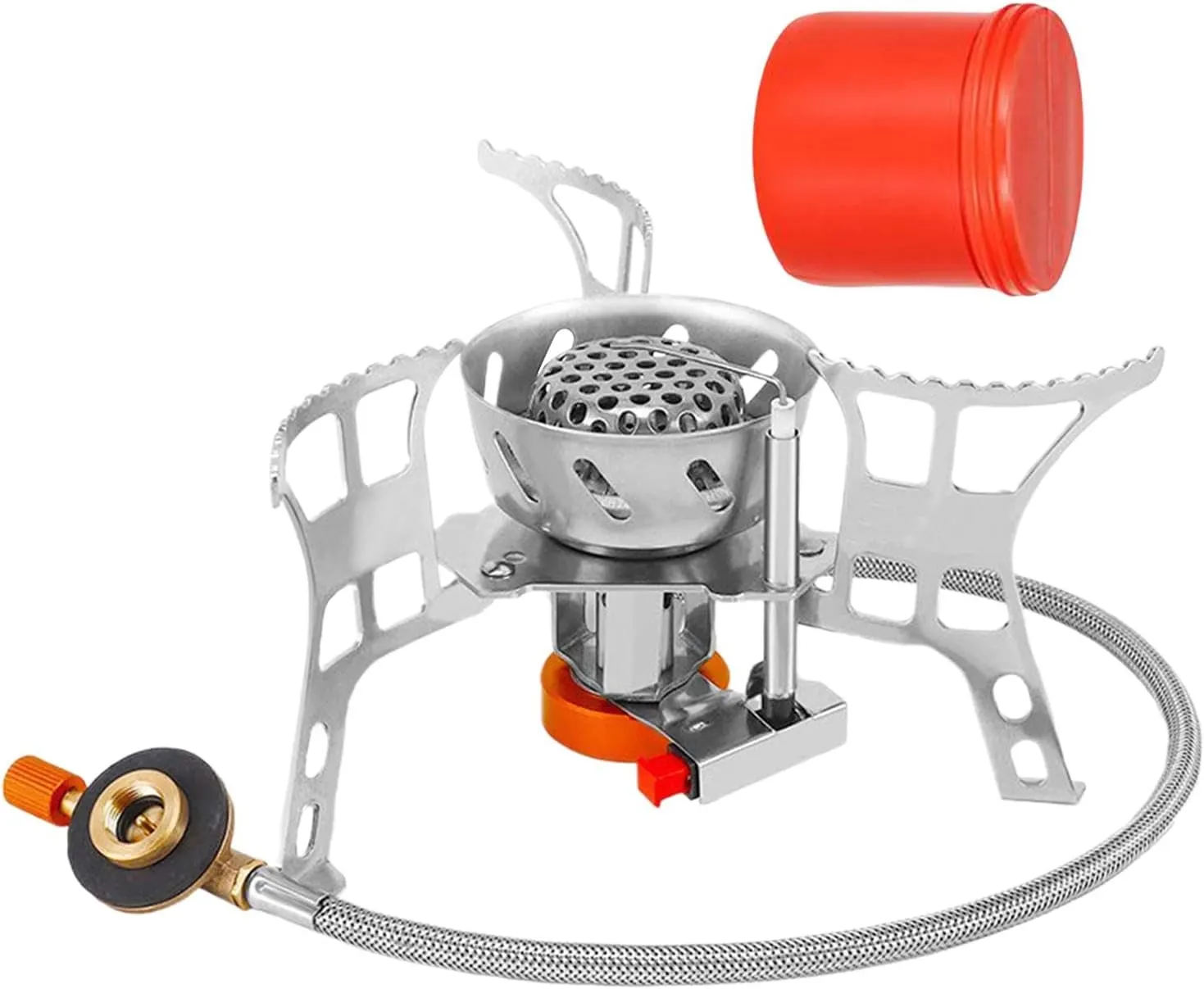 Small Camp Stove, Portable Outdoor Burner, Single Burner Camping Stove, Compact Cooking Equipment, Lightweight Travel Stove, Outdoor Cooking Accessories, Easy Setup Propane Stove