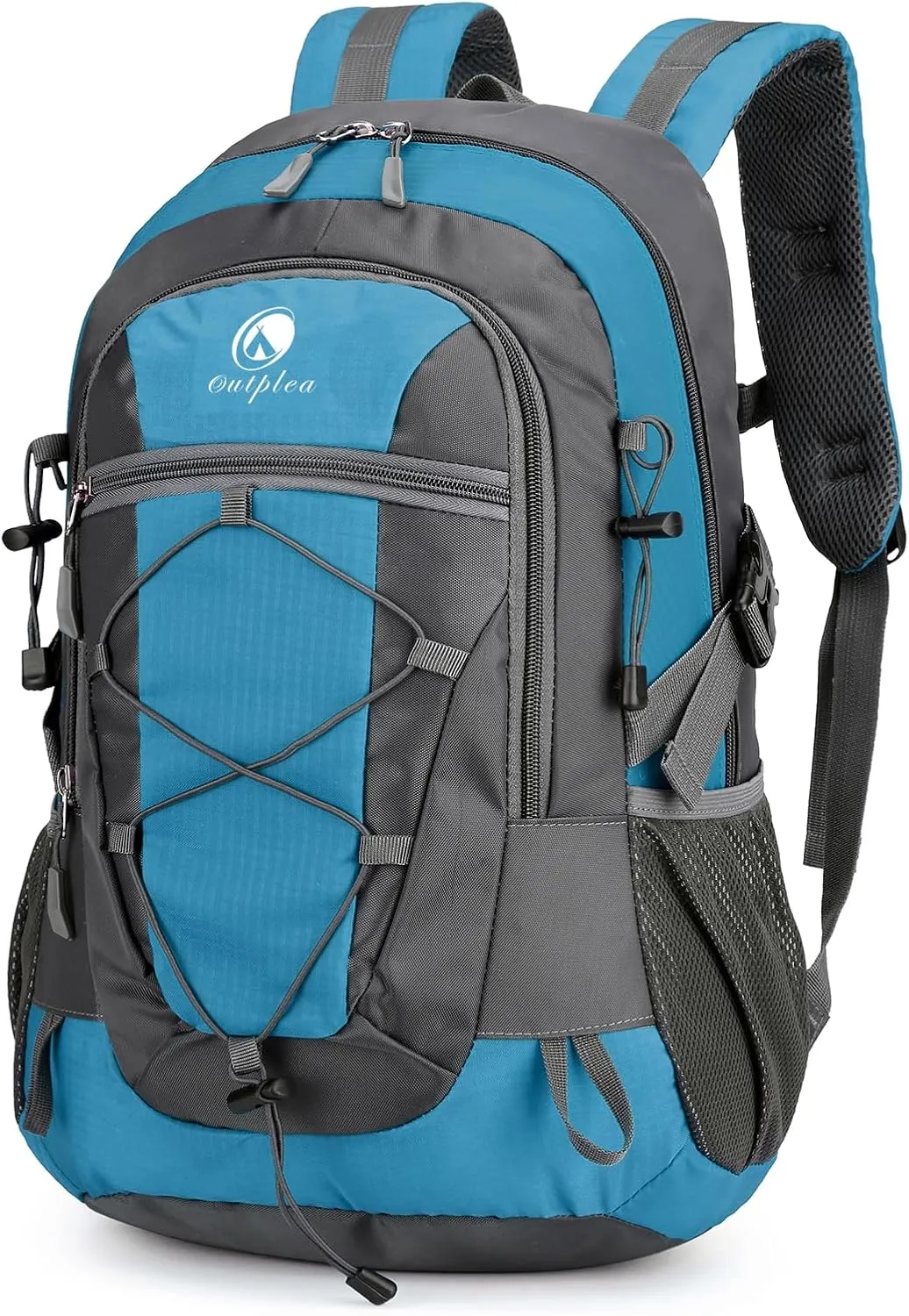 Small Hiking Backpack, 25L Hiking Bag, Lightweight Backpack, Waterproof Day Pack, Outdoor Daypack for Men Women, Lake Blue