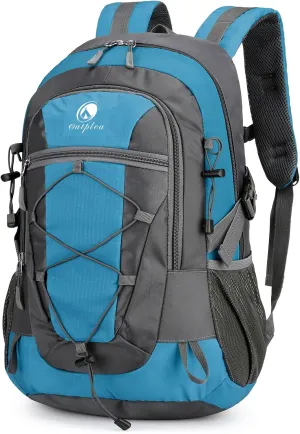 Small Hiking Backpack, 25L Hiking Bag, Lightweight Backpack, Waterproof Day Pack, Outdoor Daypack for Men Women, Lake Blue