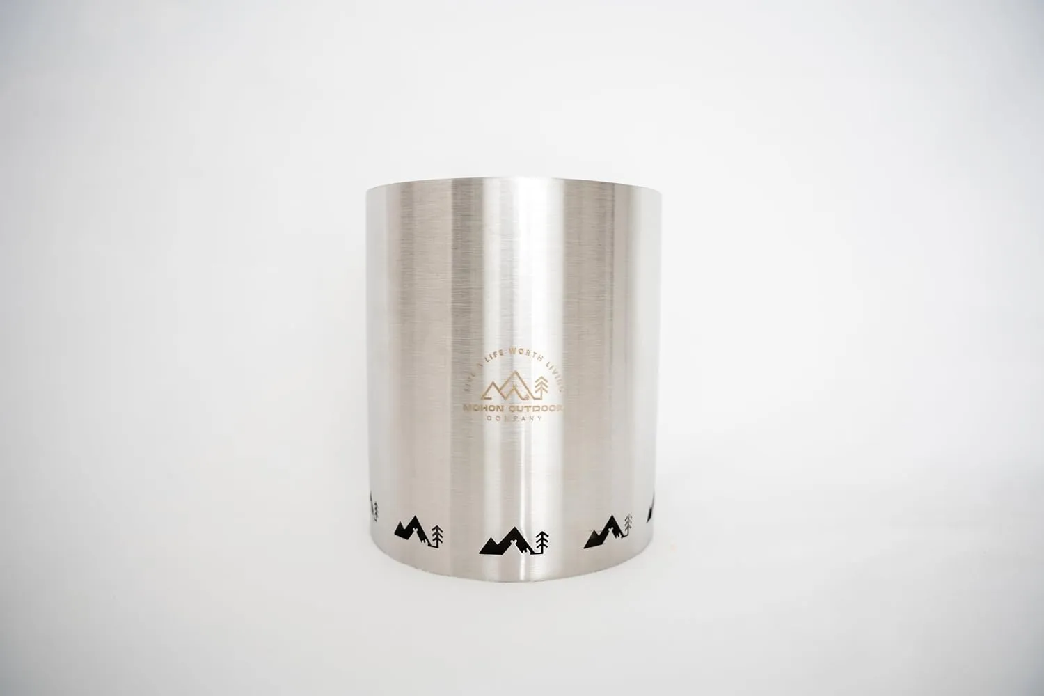 Small Smokeless Stove. Comes with collapsable feet, Removable ash Catcher, and Storage Bag. (Silver)