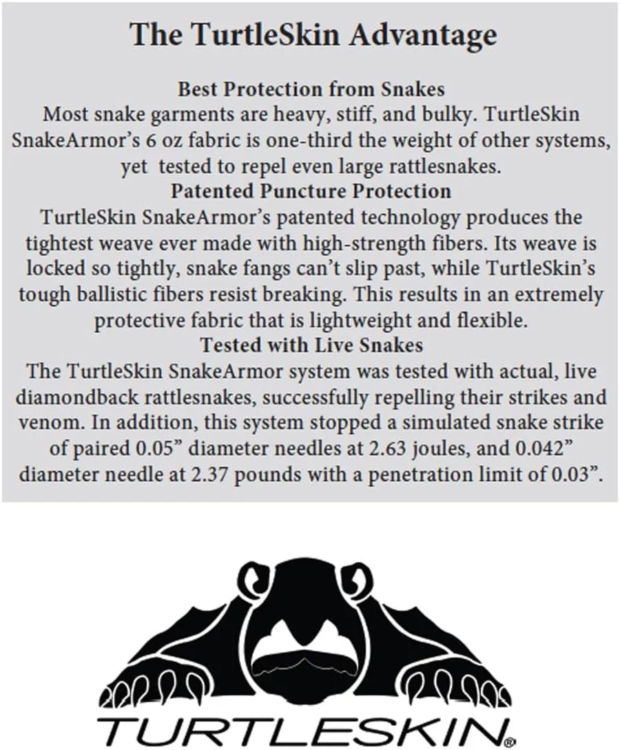 SnakeArmor Reversible Snake Gaiters (Khaki/Sage with Storage Bag, Regular)