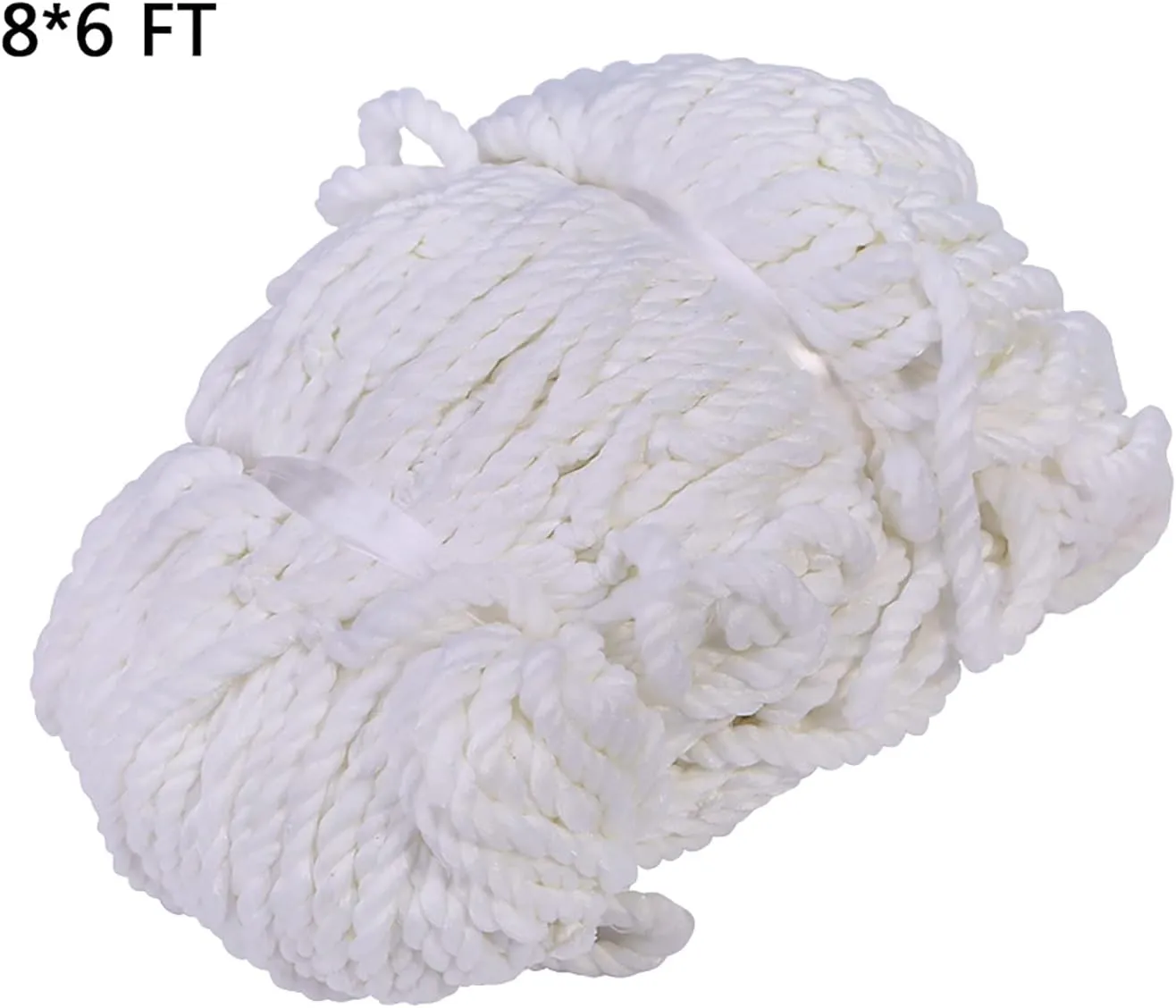 Soccer Goal Net, Sports Twisted Net Post Netting Portable Football Replacement Field Equipment Foldable Polyethylene Rope for Backyard Daily Practice Match Training Shooting Aid with Carry Bag