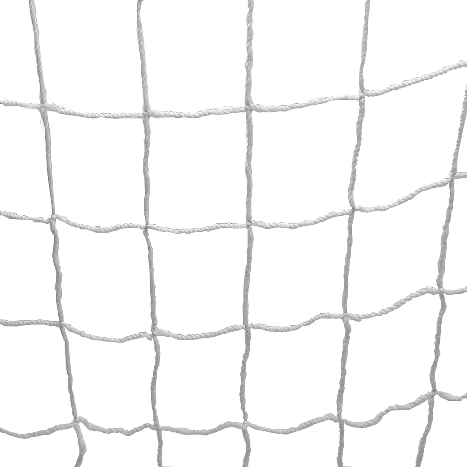 Soccer Goal Net, Sports Twisted Net Post Netting Portable Football Replacement Field Equipment Foldable Polyethylene Rope for Backyard Daily Practice Match Training Shooting Aid with Carry Bag
