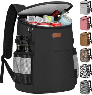 Soft Cooler Backpack 30 Cans/45 Cans, Backpack Coolers Insulated Leak Proof Thermal Lunch Backpack for Men Work Small Cooler Bag Beach Travel Picnic Drink Beverage Beer