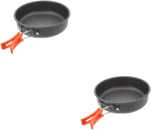 Sosoport Camping Frying Pan Stoves Pot Grills Portable Stove Cook Camping Kettle Camp Stove Saucepan Camping Gas