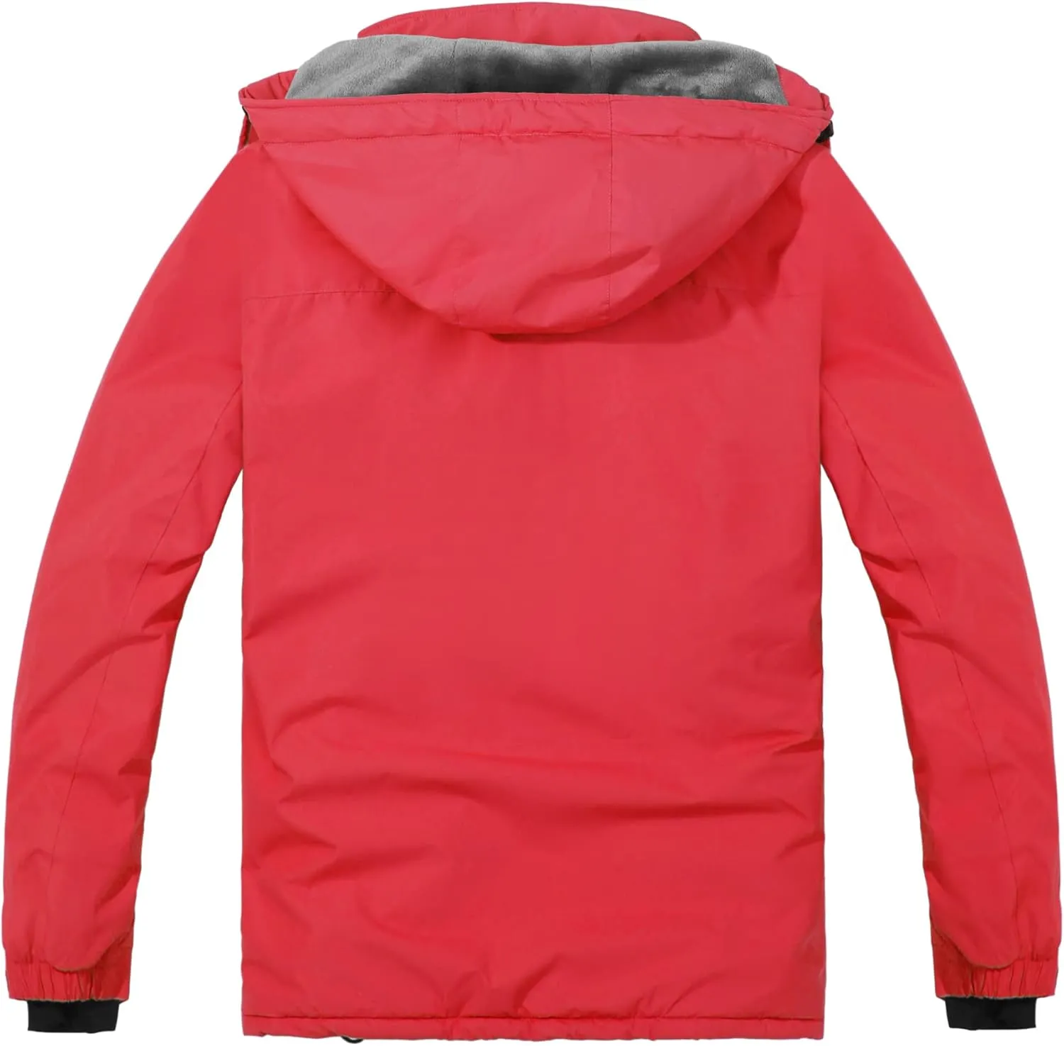 Spmor Women's Waterproof Ski Jacket Mountain Rain Winter Coat Windproof Skin Hooded Jacket