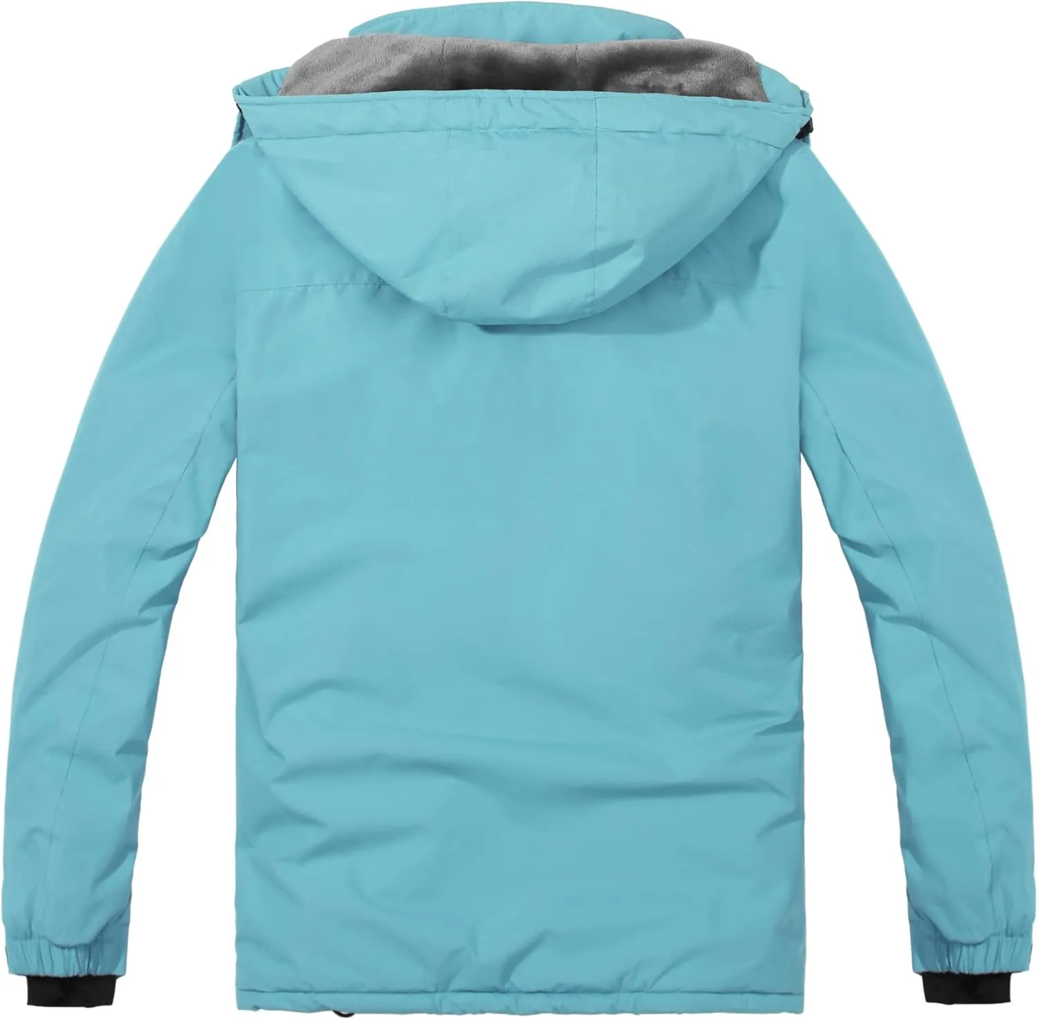 Spmor Women's Waterproof Ski Jacket Mountain Rain Winter Coat Windproof Skin Hooded Jacket