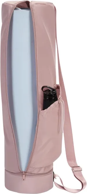 sportsnew Yoga Mat Bag, Full Zip Cargo Yoga Mat Carrier Bag with Drawstring Water Bottle Pocket and Bottom Wet Pocket, Exercise Yoga Mat Carrier Holder Multi-Functional Storage Bag patent pending