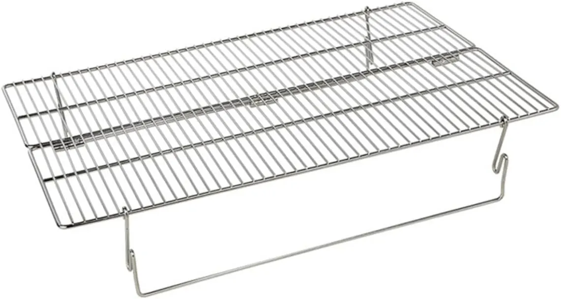 Stainless Steel Barbecue Rack Compact Folding Grill Grid for Easy Transport Outdoor Cooking