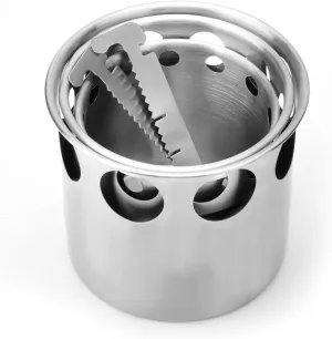 Stainless Steel Campings Stove Portable Campfires Grills Efficient Wood Burning Cooking Equipment for Outdoor Use