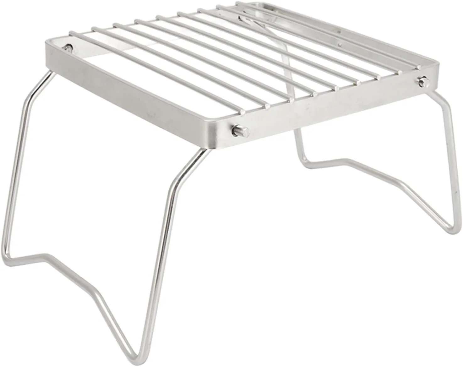 Stainless Steel Folding Camp Camp Grill Thickened Grille Grid Grille for Adventure Trips Outdoors