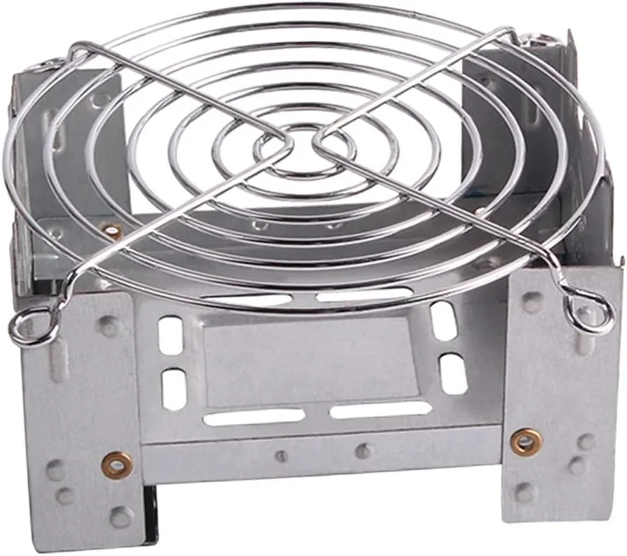Steel Folding Stove Burner Pocket Stove W/Stand Rack for Outdoor BBQ Picnic Camping