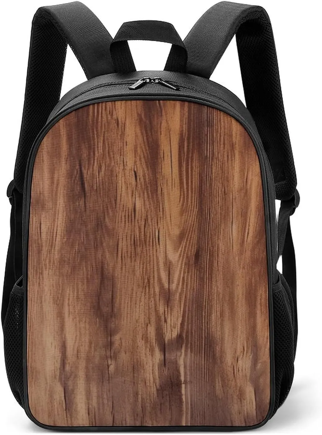 Stylish Backpack, Brown Wood Grain Print Durable Backpack Travel Backpack Hiking Backpack Ergonomic Backpack Comfortable Backpack