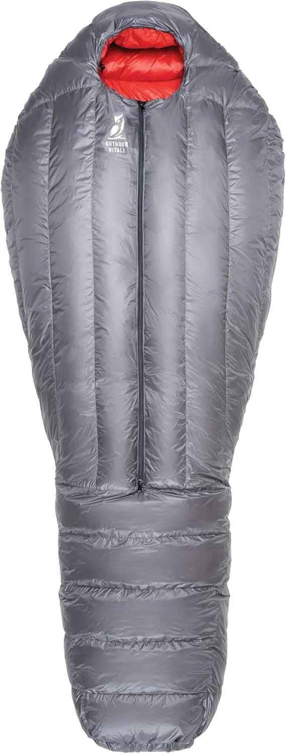Summit Sleeping Bag 800  Fill Power Starting Under 2lbs Ultralight Backpacking Mummy Down Sleeping Bag for Lightweight Hiking & Camping
