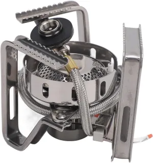 SUNGOOYUE Portable Windproof Camping Gas Stove 3240W with Upgraded Design, Efficient, Versatile Cooking Compatibility, for Outdoor Cooking Picnic Hiking