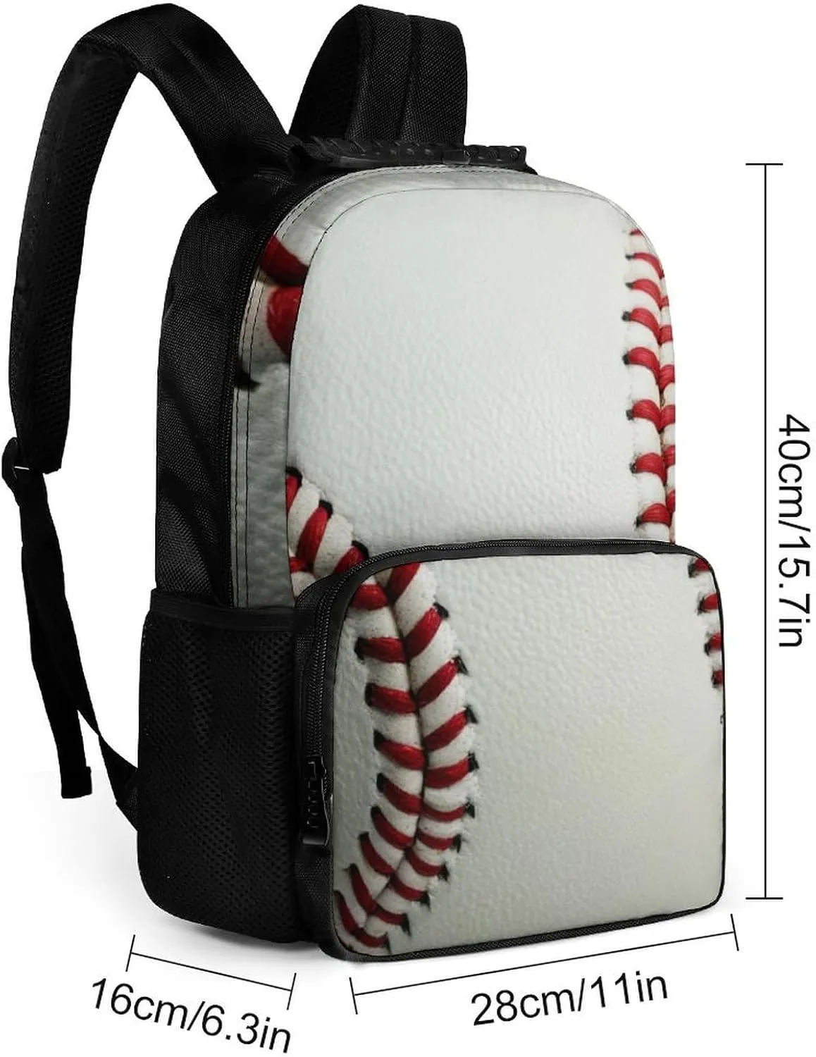 Supdreamc Men Women Lightweight Baseball Backpack Large Capacity Carry On Bag With Padded Straps for Sports Work Walking Cycling