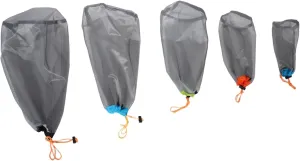 SUPVOX 1set Lightweight Polyester Mesh Storage Sack for Outdoor Camping Stuff Sack for Down Jacket Reusable Drawstring Bag Travel-Friendly Compression Storage