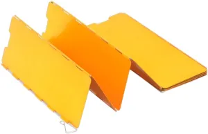 SUPVOX 8 Football Penalty Flags Yellow Windproopf Stove Screen Camping Winshield Picnic Wind Deflector Camping