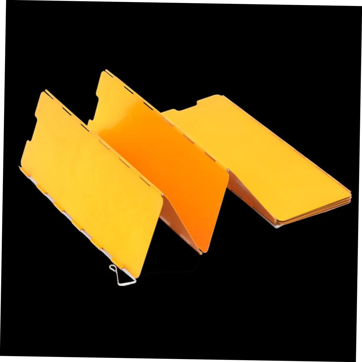 SUPVOX 8 Football Penalty Flags Yellow Windproopf Stove Screen Camping Winshield Picnic Wind Deflector Camping