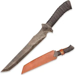 SV Handmade cast Manganese Steel Chopping Blade Sword, Full Tang, Outdoor, Hunting, Camping, Hiking, Survival, with Protective Cover, Multiple Styles to Choose from