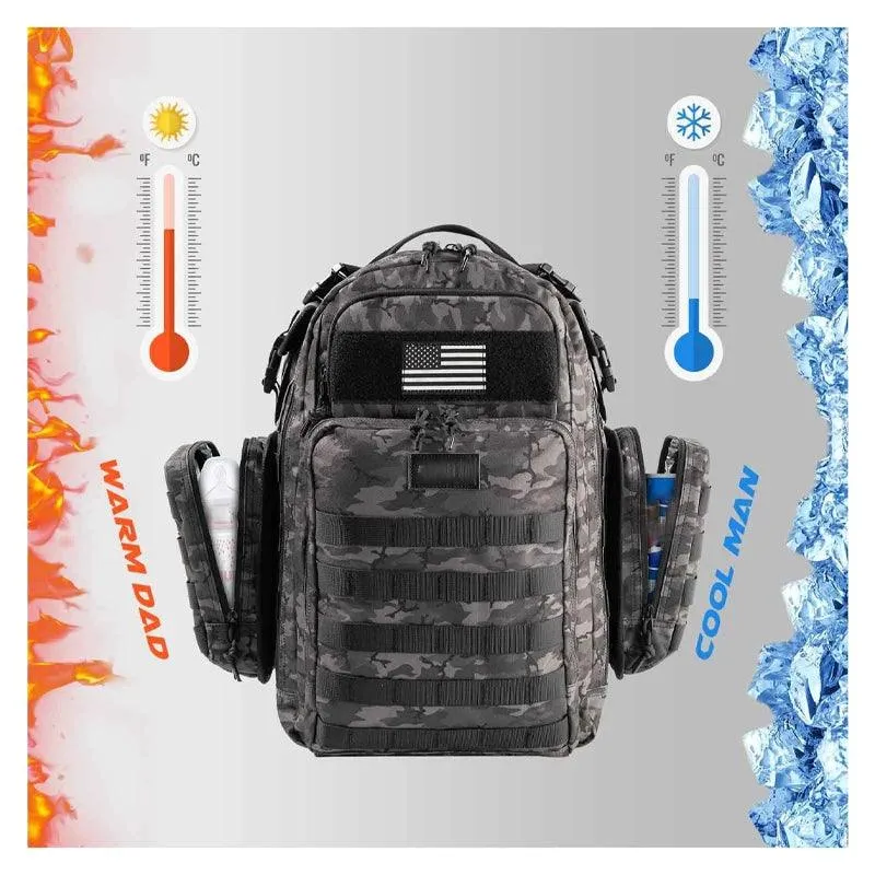 Tactical Waterproof Outdoor Backpack- Multifunctional Hiking Camping Travel Bag
