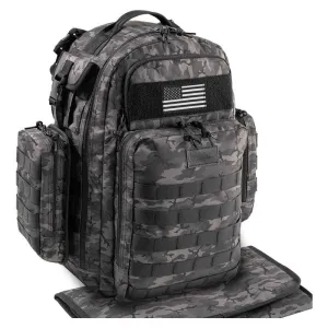 Tactical Waterproof Outdoor Backpack- Multifunctional Hiking Camping Travel Bag