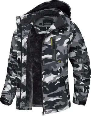 TACVASEN Women's Winter Jacket Waterproof Ski Jacket Hooded Fleece Lined Warm Snow Coat Mountain Windproof Rain Windbreaker
