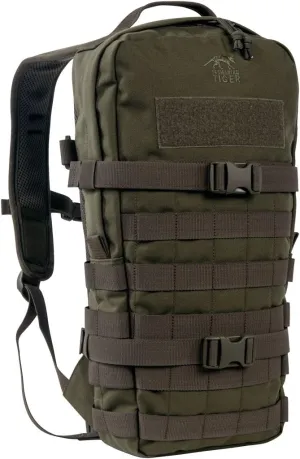 Tasmanian Tiger Essential Pack MKII Tactical Backpack - Molle System Equipped - Adjustable Sizing with 9-Liter Capacity, Olive