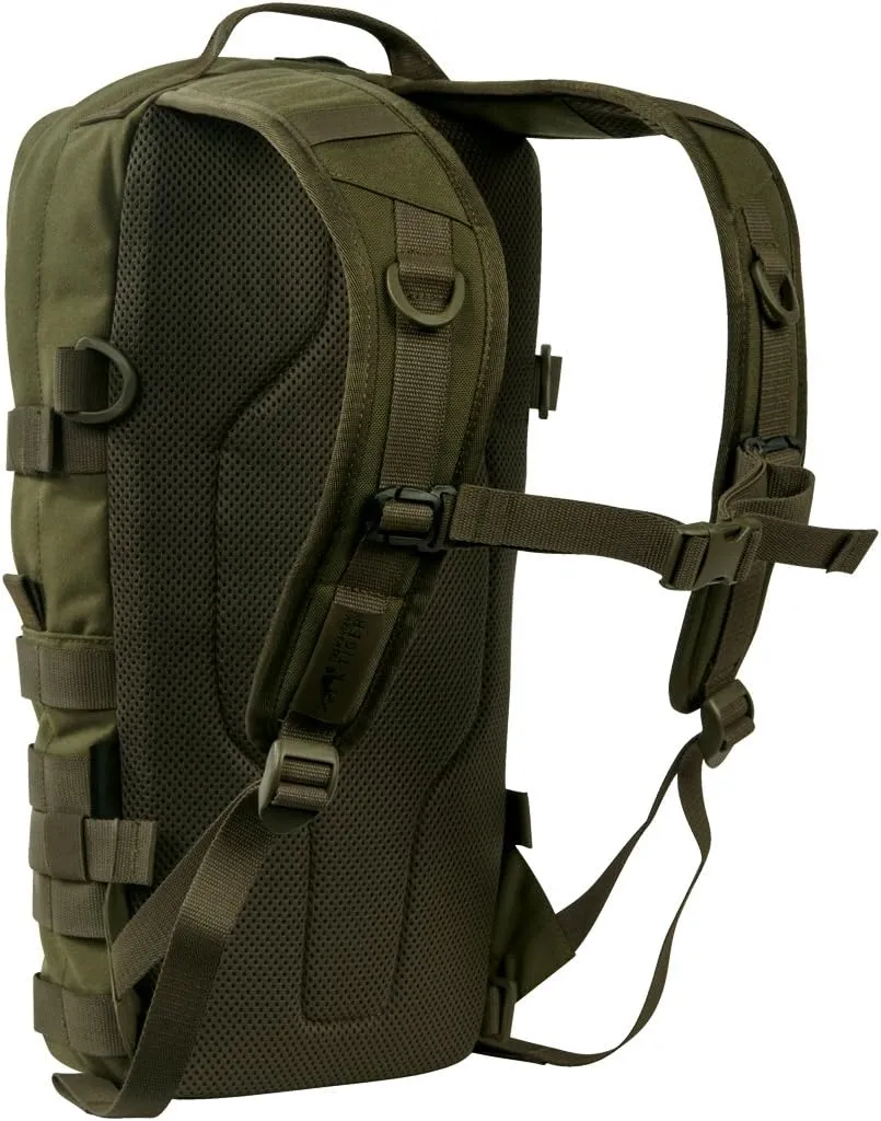 Tasmanian Tiger Essential Pack MKII Tactical Backpack - Molle System Equipped - Adjustable Sizing with 9-Liter Capacity, Olive