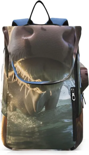 Tennis Bag Tennis Backpack for Women Men, Tennis Bag Holds 2 Rackets, Pickleball Paddles Balls, Badminton Squash, Cow Under Water (4)