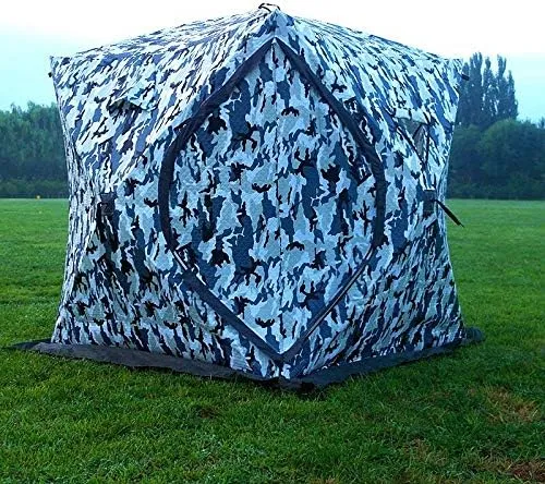 Tent 3-4 Person Use Winter Fishing Use Ice Fish Camping Tent Plus Cotton Outdoor Winter Fishing House (Color : A) (A One Size)