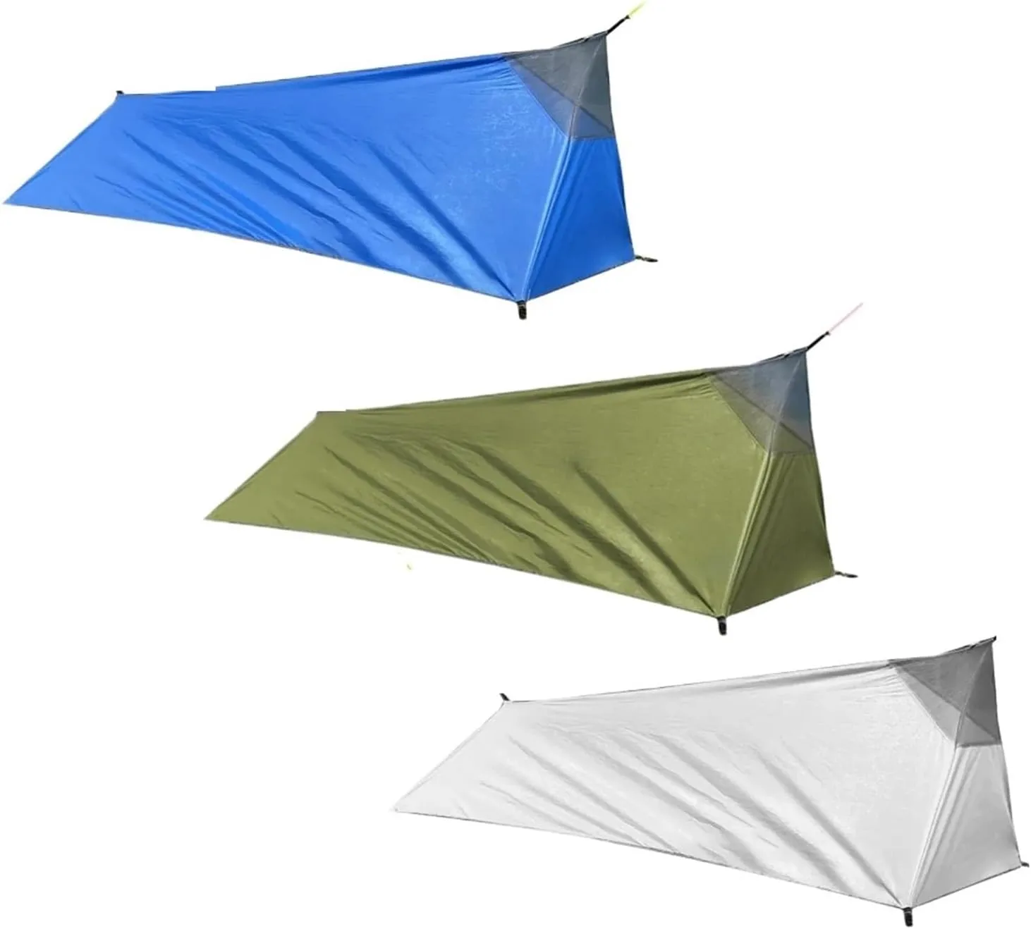 Tent Backpacking Tent Outdoor Camping Sleeping Bag Tent Lightweight Single Person Tent with Mosquito Net Outdoor Sleeping Bag Lightweight (Color : Blue)