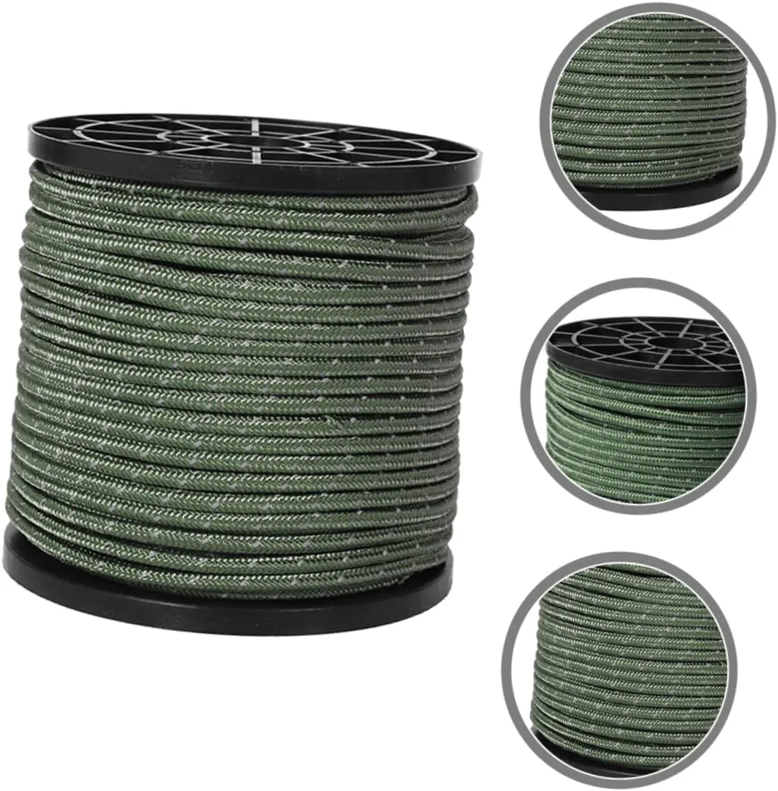 Tent Reflective Rope Camping Sleeping Bags Kit Inflatable Tent Rope Net Adjustable Hanger Bivy Tent